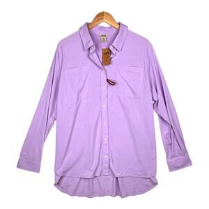 Duluth Trading Co Women's Purple Blouse